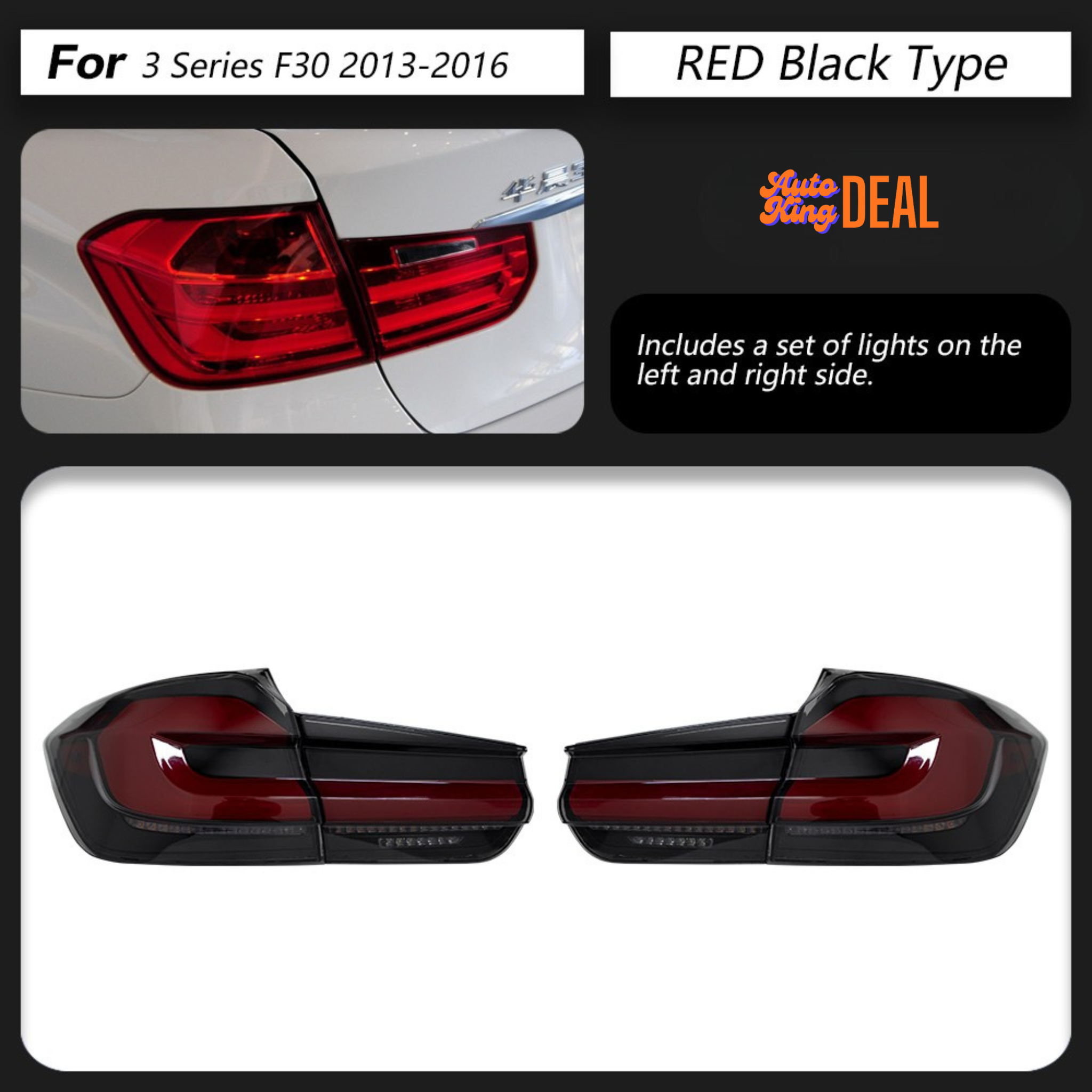 Feux Arrière LED BMW Série 3 F30 F35 (2013-2019)