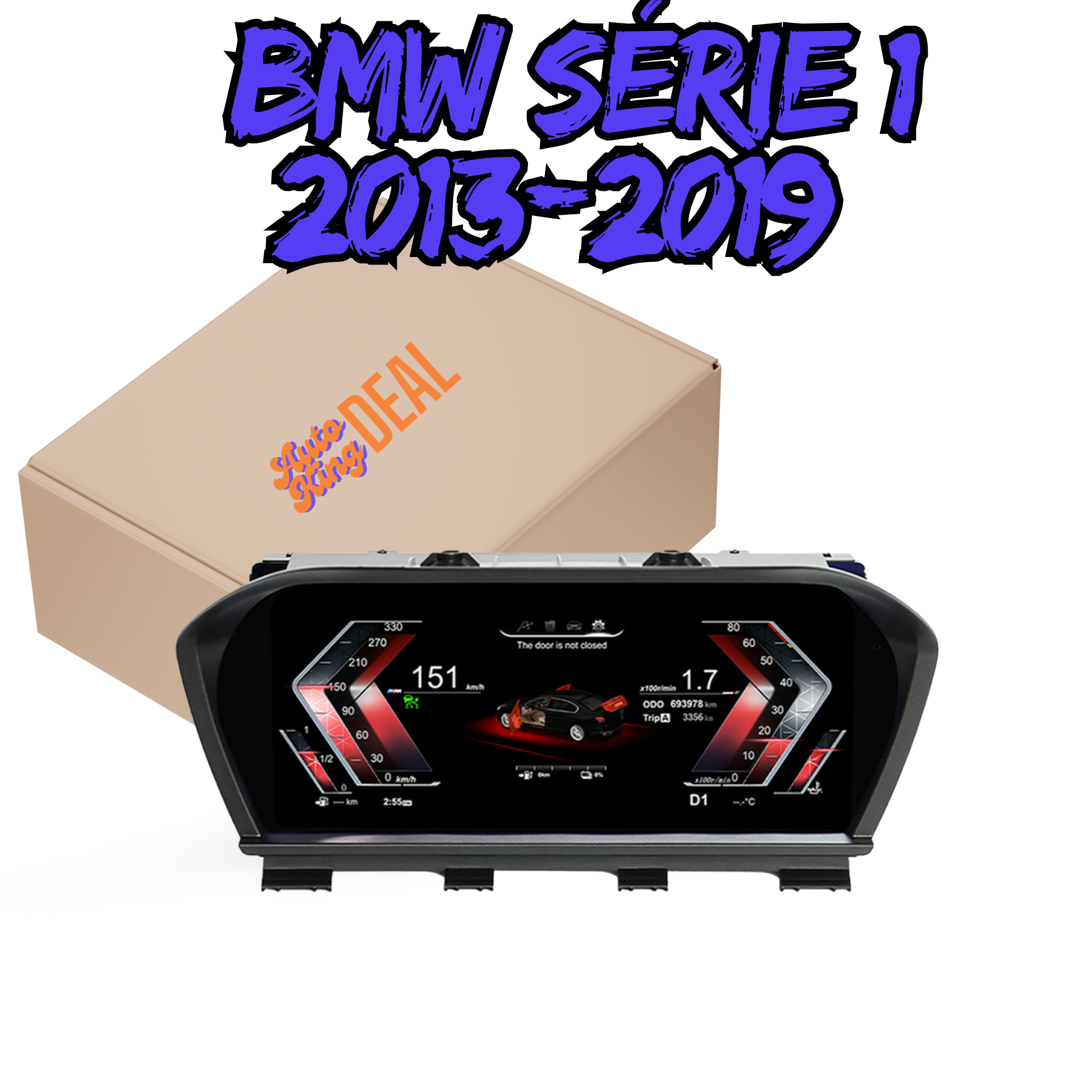 Tableau de Bord Numérique pour BMW Série 1 (2013–2019) – Version Nouvelle Génération Plug & Play