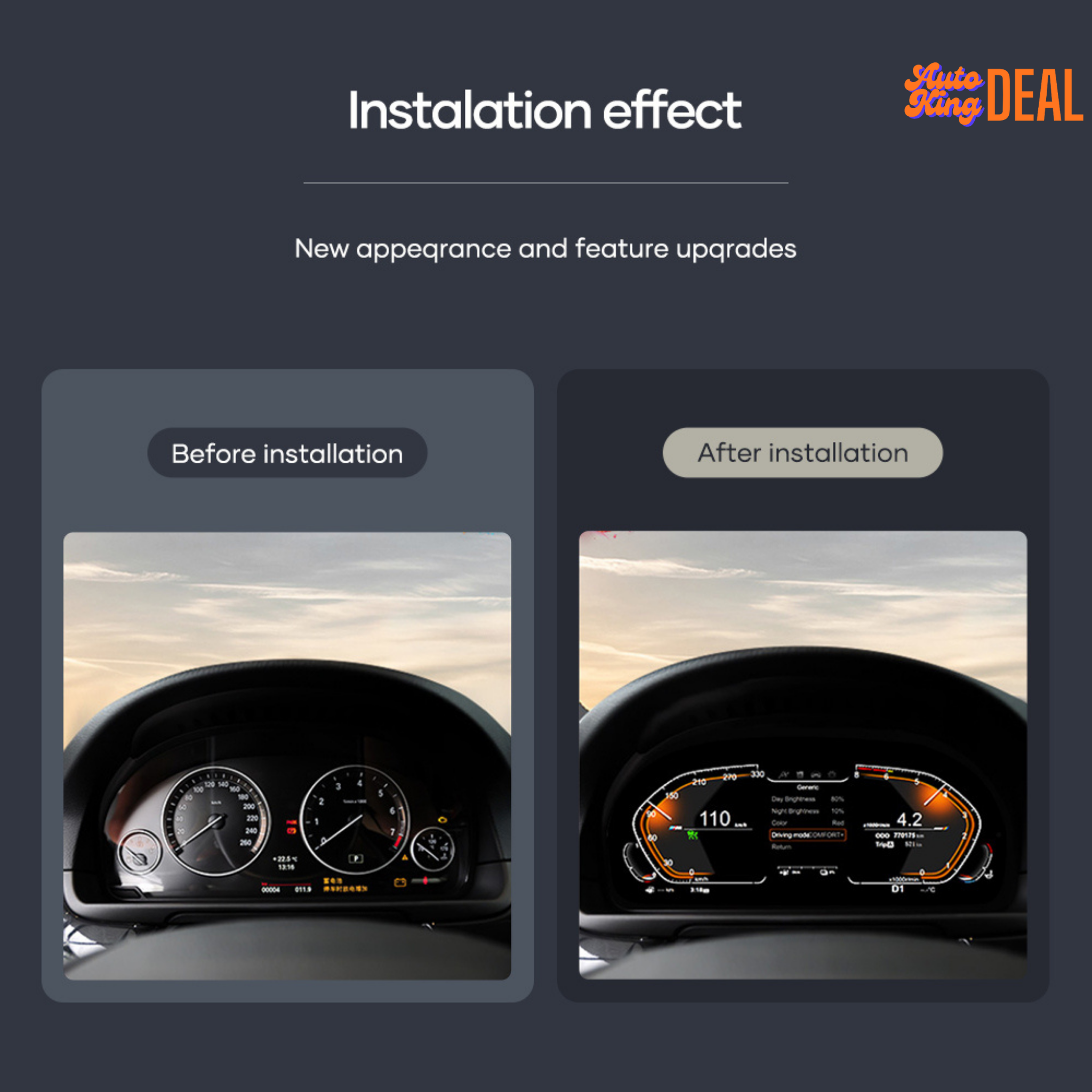 Tableau de Bord Numérique pour BMW Série 1 (2013–2019) – Version Nouvelle Génération Plug & Play
