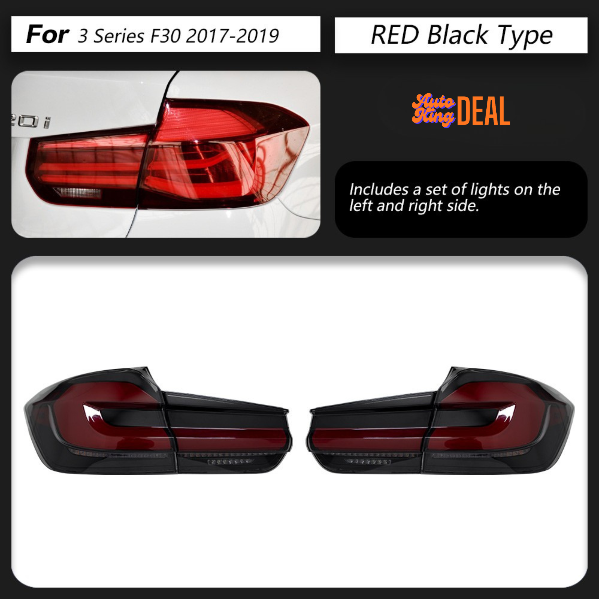 Feux Arrière LED BMW Série 3 F30 F35 (2013-2019)